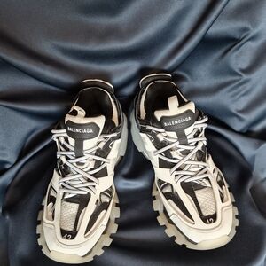 Balenciaga Black and White Sneakers